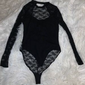 H&M Black Lace Bodysuit